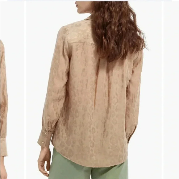 Scotch & Soda Animal Print Jacquard Shirt - Picture 2 of 3